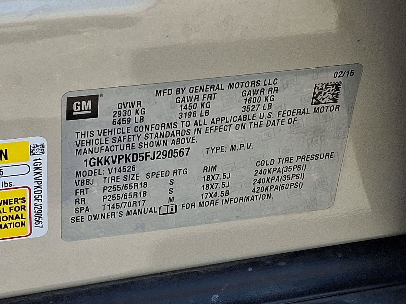 Used 2015 GMC Acadia SLE AWD/4WD image 28