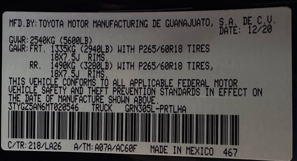 Used 2021 Toyota Tacoma Limited w/ Nightshade Package image 24