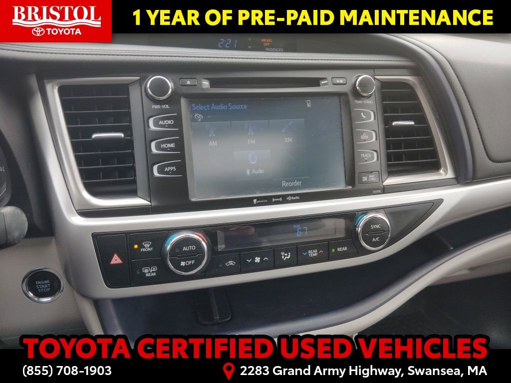 Certified 2019 Toyota Highlander XLE image 24