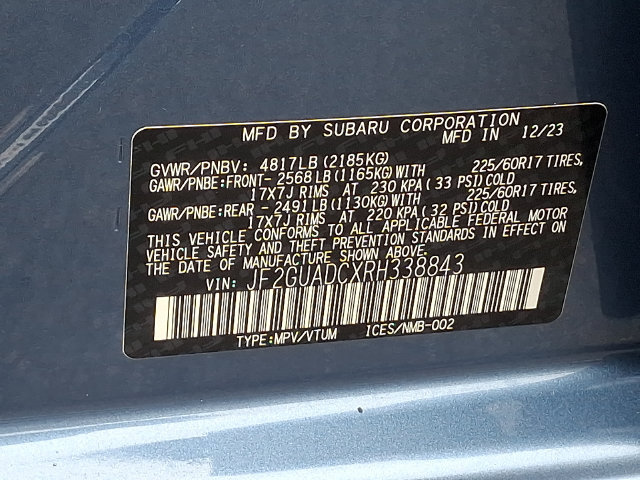 Used 2024 Subaru Crosstrek 2.0i Premium AWD/4WD image 29