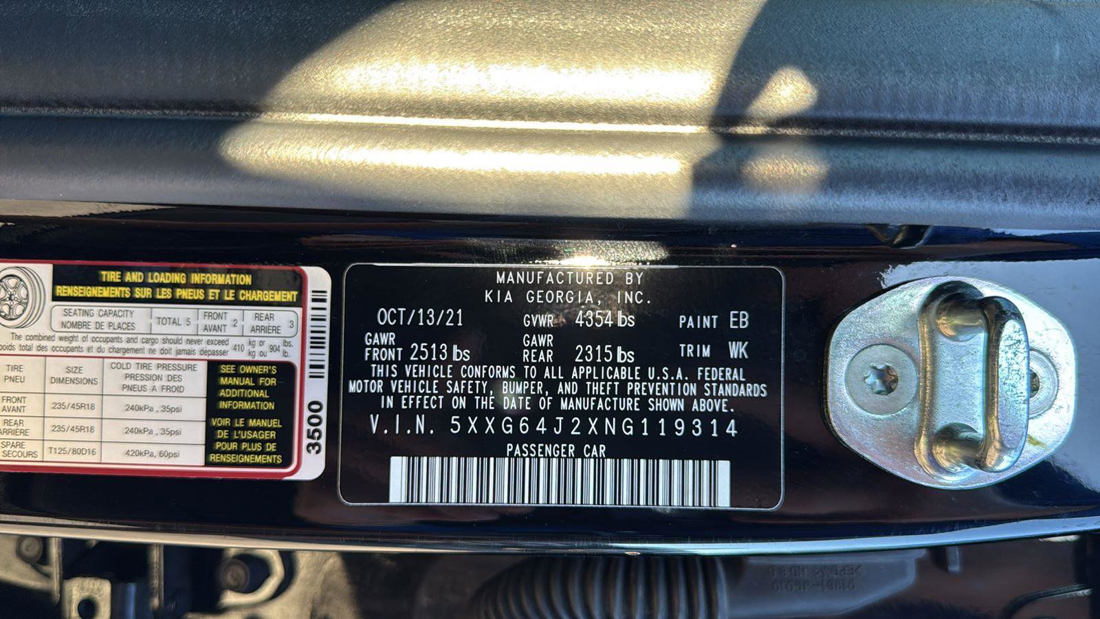 Used 2022 Kia K5 GT-Line w/ GT-Line FWD Premium Package image 20