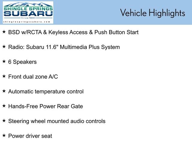 Certified 2025 Subaru Outback Premium image 63