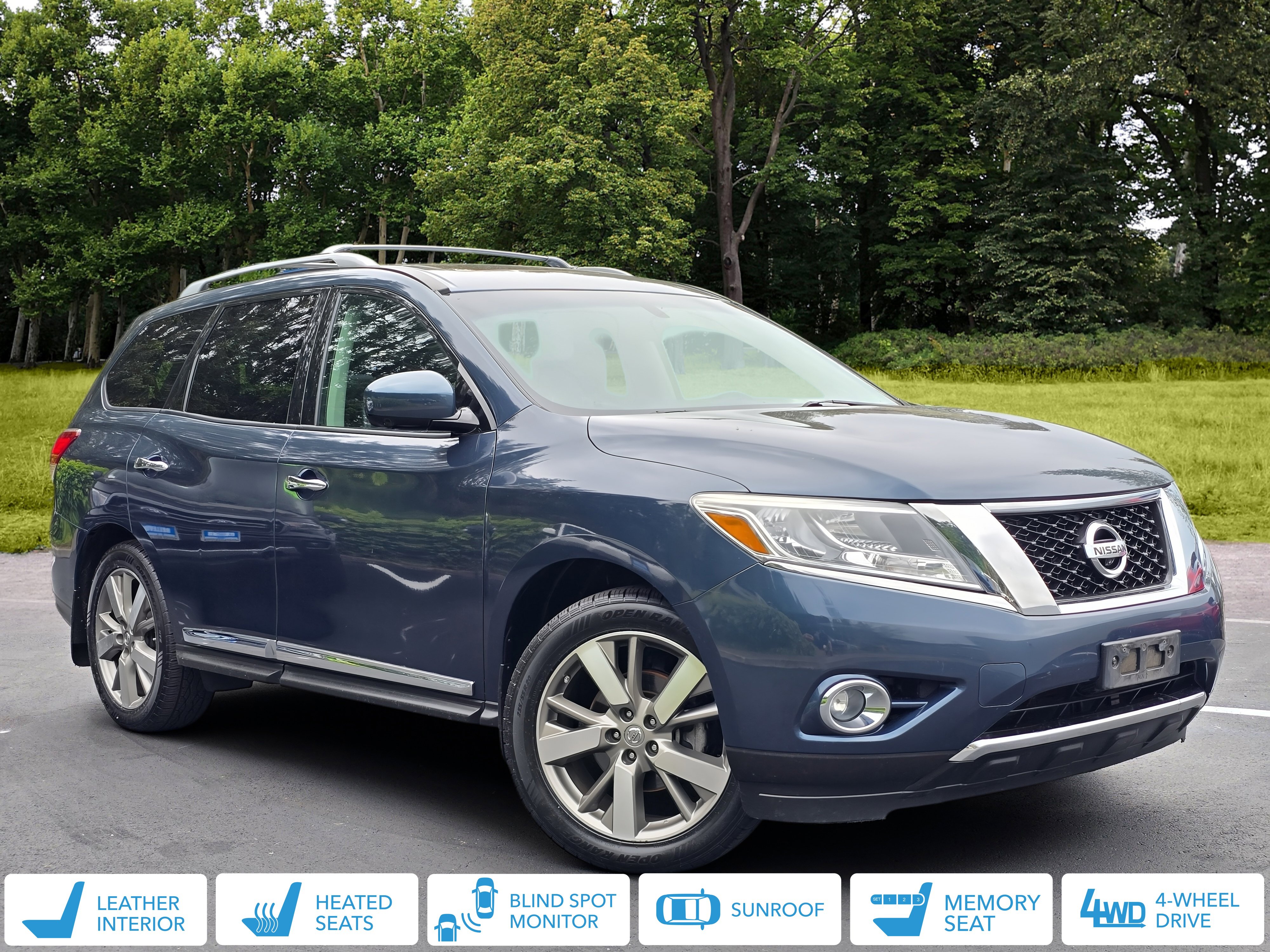 Used 2015 Nissan Pathfinder Platinum w/ Family Entertainment Package