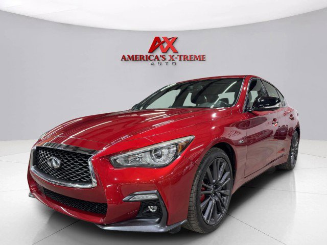Used 2018 INFINITI Q50 Red Sport 400 w/ Proactive Package image 62