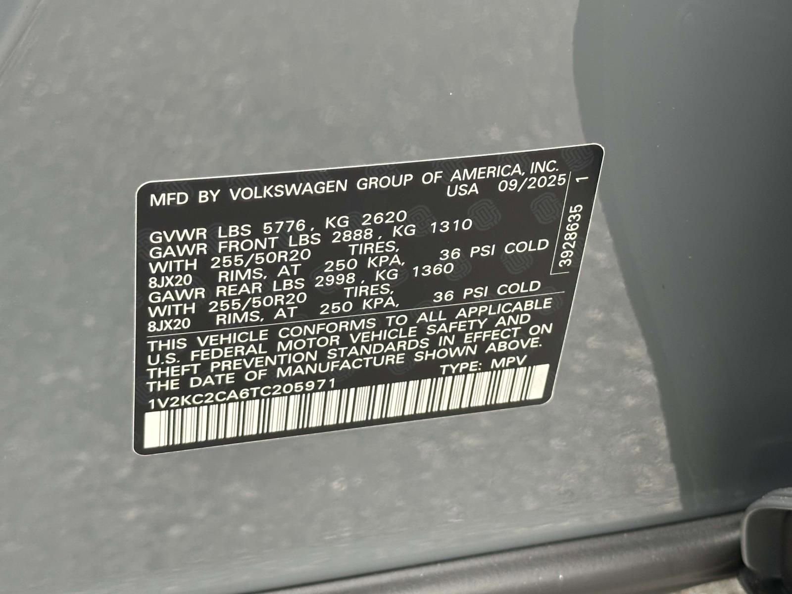 New 2026 Volkswagen Atlas Cross Sport SE image 16