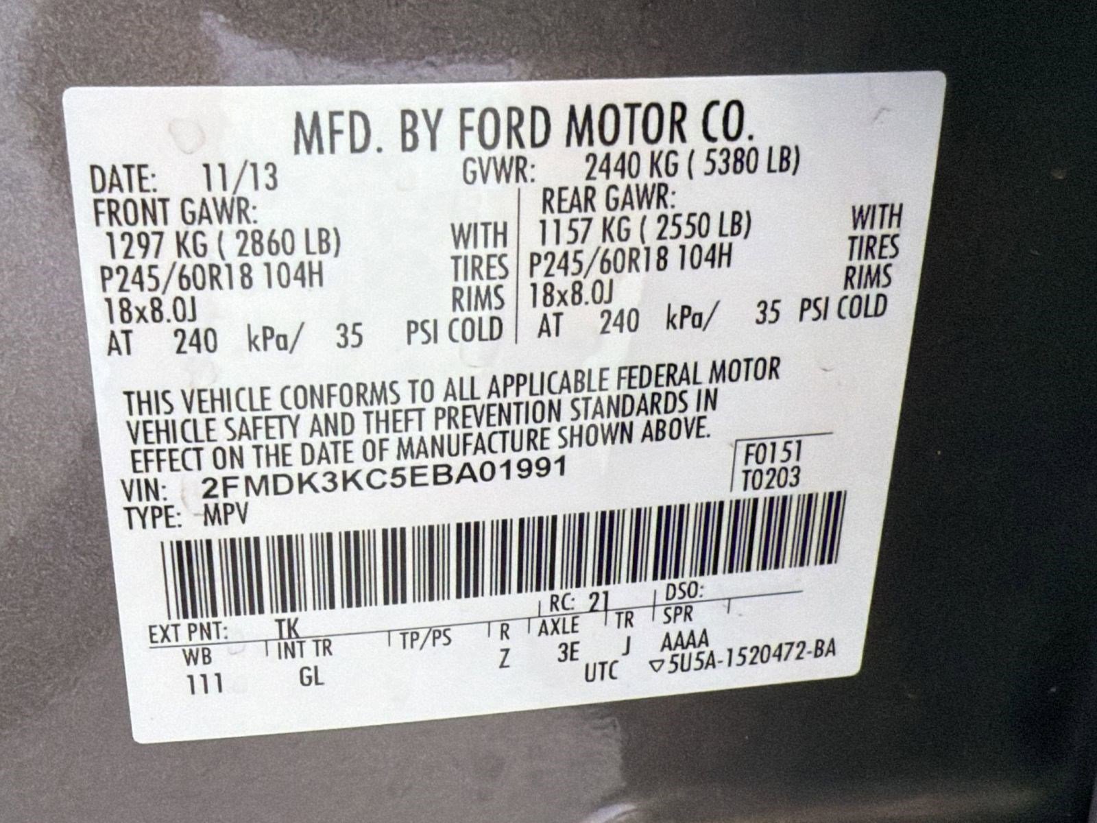 Used 2014 Ford Edge Limited w/ Driver Entry Package FWD image 20