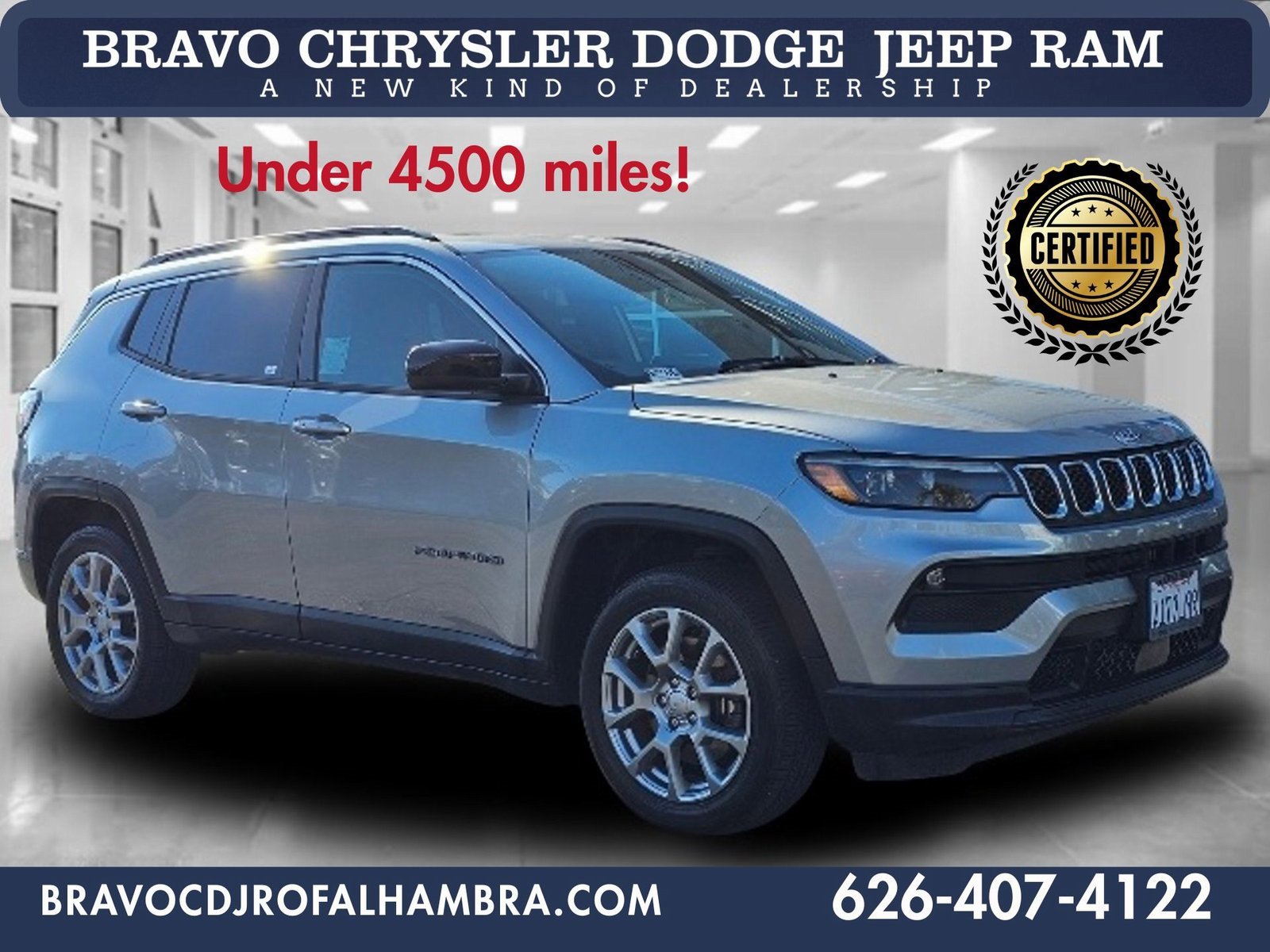 Certified 2023 Jeep Compass Latitude w/ Sun and Sound Group