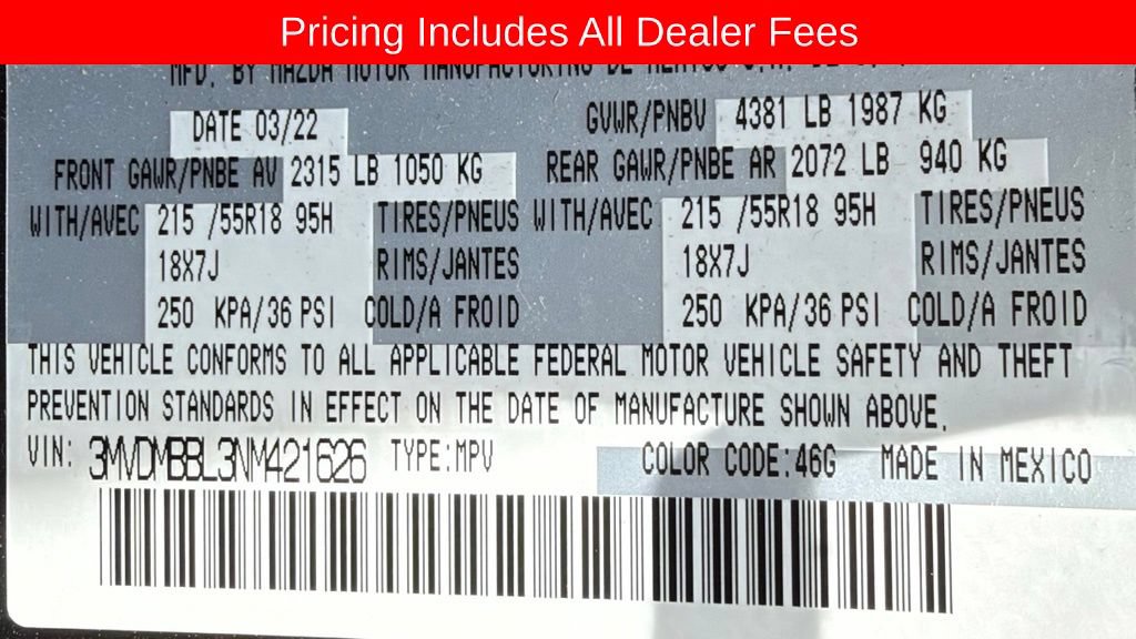 Used 2022 MAZDA CX-30 AWD 2.5 S w/ Select Package image 8