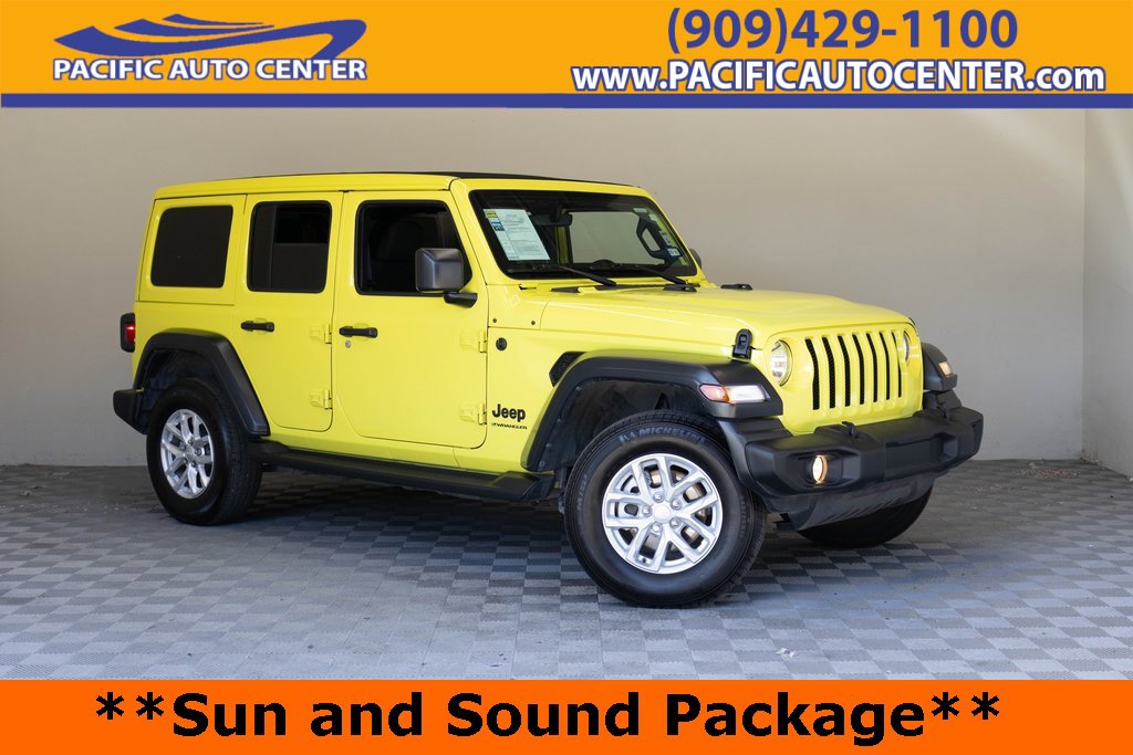 Used 2023 Jeep Wrangler Sport S w/ Sun And Sound Package image 1