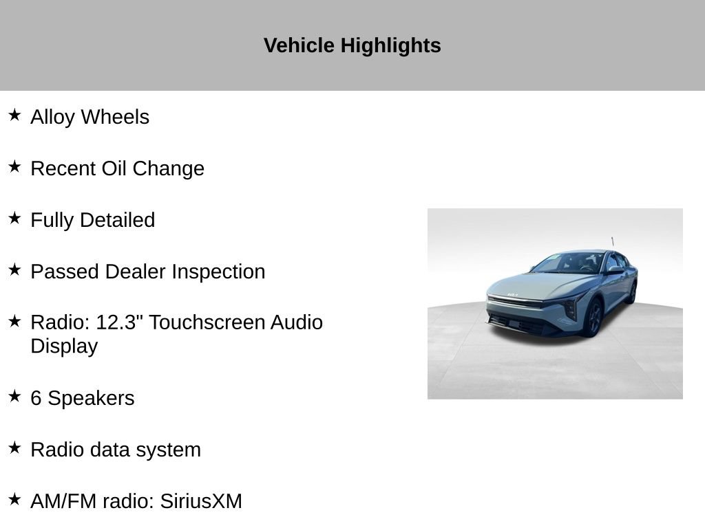 Certified 2025 Kia K4 FWD image 10