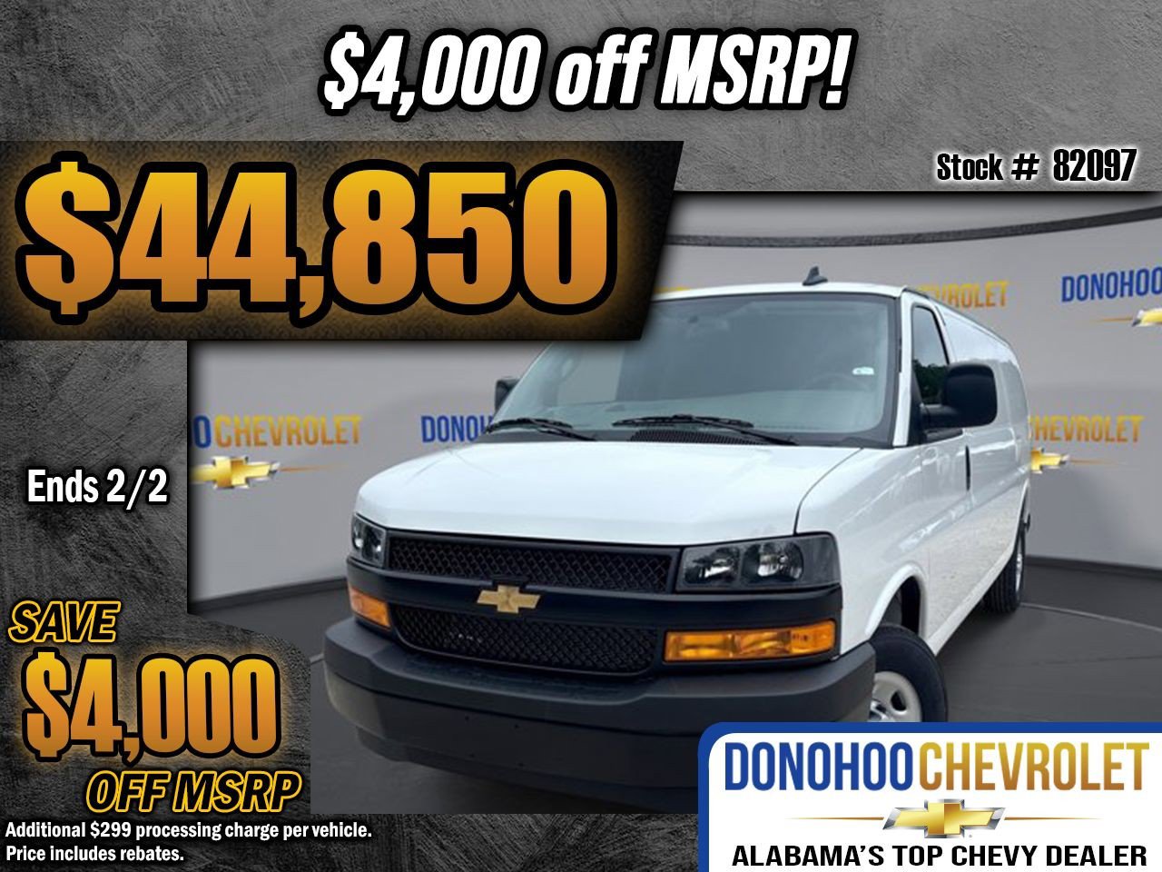 New 2025 Chevrolet Express 2500 Extended w/ Driver Convenience Package