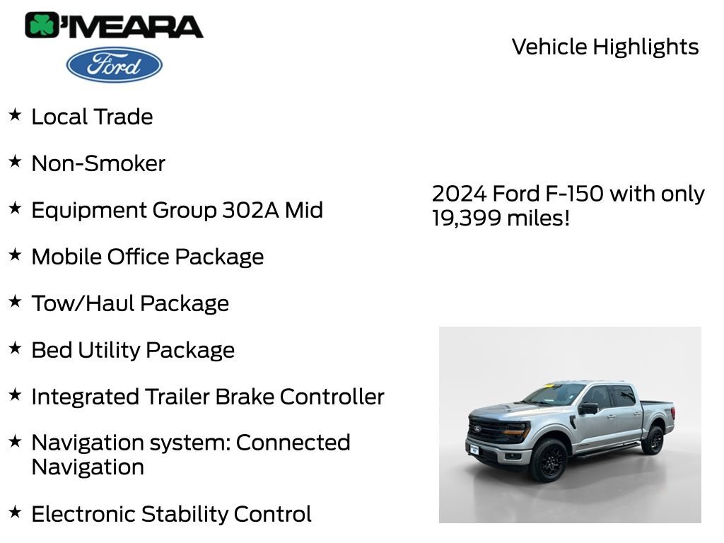 Used 2024 Ford F150 XLT w/ Equipment Group 302A MID AWD/4WD image 8