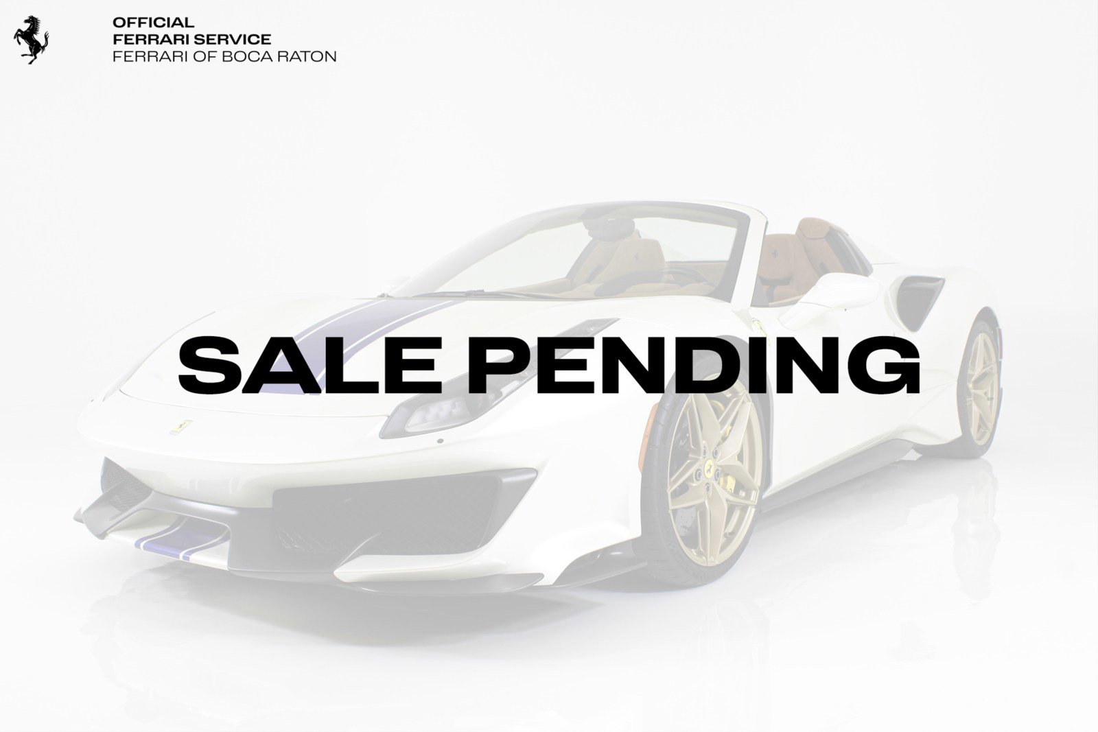 Certified 2020 Ferrari 488 Pista Spider