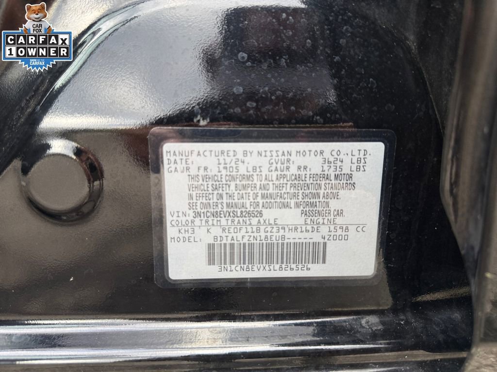 Certified 2025 Nissan Versa SV FWD image 24