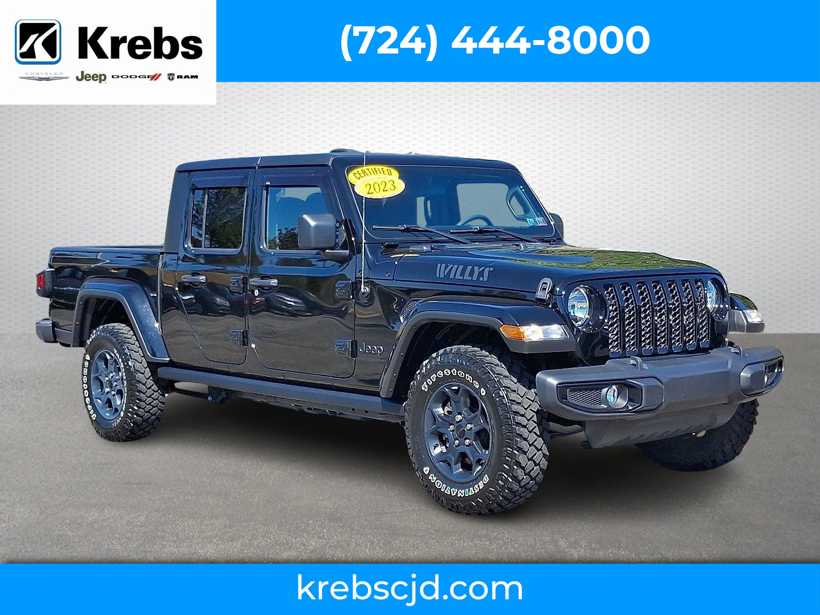 Certified 2023 Jeep Gladiator Sport