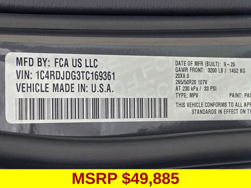 New 2026 Dodge Durango GT image 46