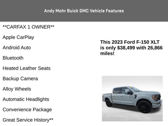 Used 2023 Ford F150 XLT w/ Equipment Group 302A High AWD/4WD image 4