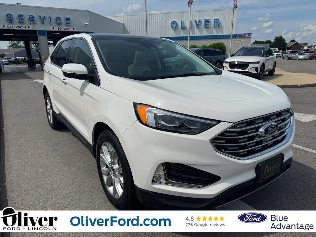 Certified 2022 Ford Edge Titanium w/ Equipment Group 301A AWD/4WD image 1