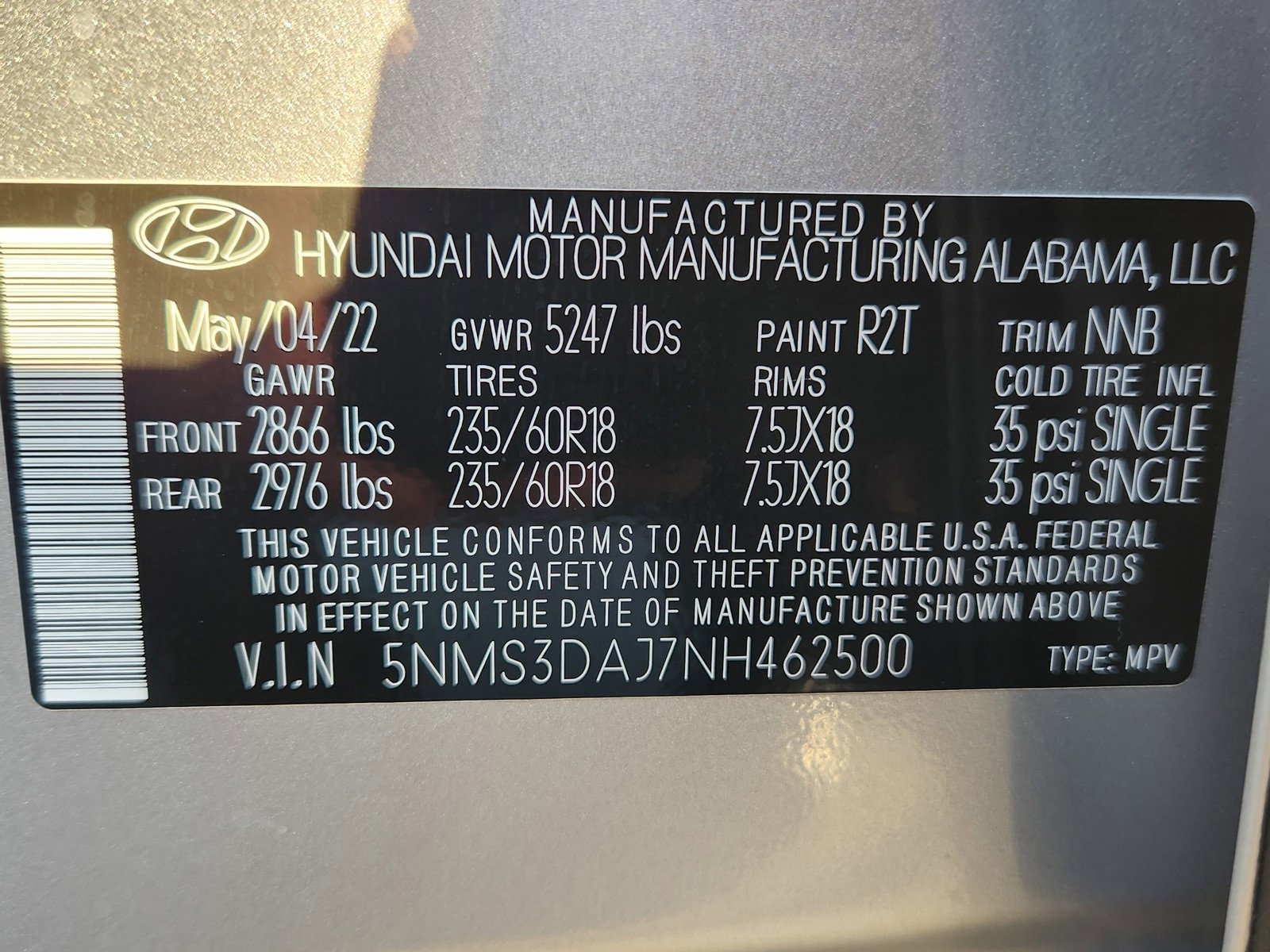 Certified 2022 Hyundai Santa Fe SEL w/ Convenience + Premium Package image 32