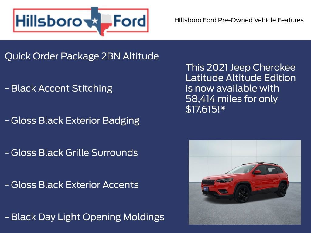 Used 2021 Jeep Cherokee Latitude Plus image 3