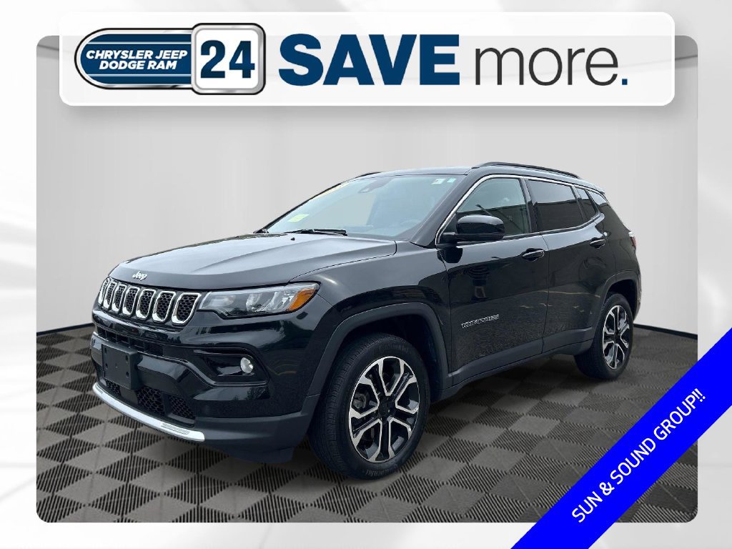 Certified 2023 Jeep Compass Limited w/ Sun and Sound Group