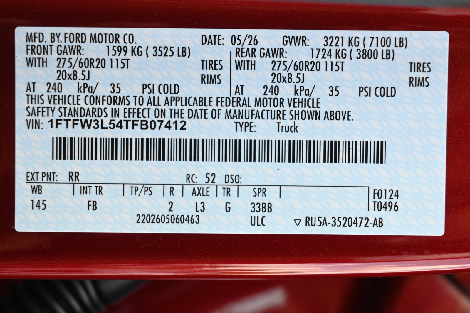 New 2026 Ford F150 XLT w/ Equipment Group 302A MID AWD/4WD image 15