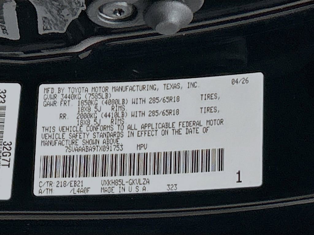 New 2026 Toyota Sequoia TRD Pro AWD/4WD image 31