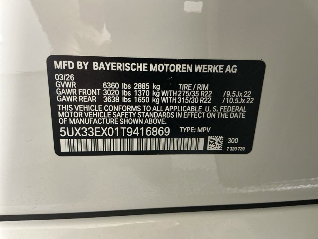 New 2026 BMW X6 xDrive40i AWD/4WD image 28