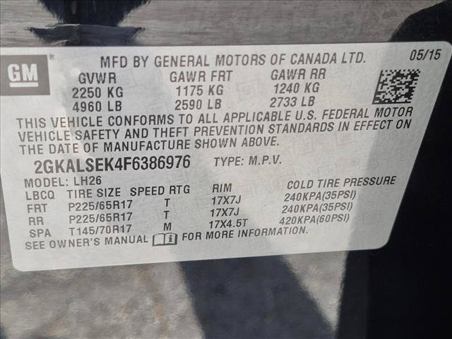 Used 2015 GMC Terrain SLT w/ Open Road Package FWD image 15