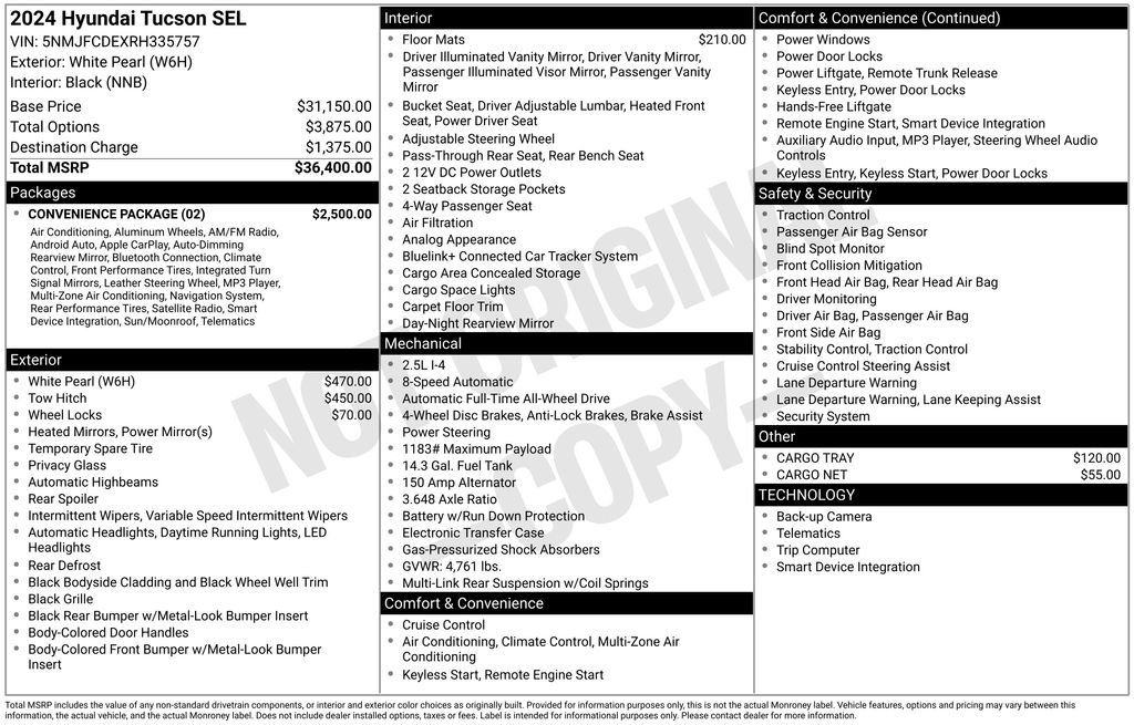 Used 2024 Hyundai Tucson SEL w/ Convenience Package image 30