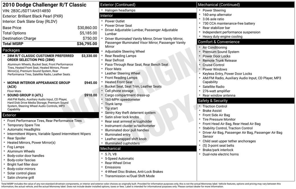 Used 2010 Dodge Challenger R/T image 6