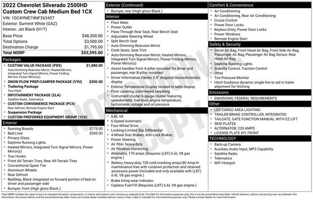 Used 2022 Chevrolet Silverado 2500 Custom w/ Custom Value Package image 19