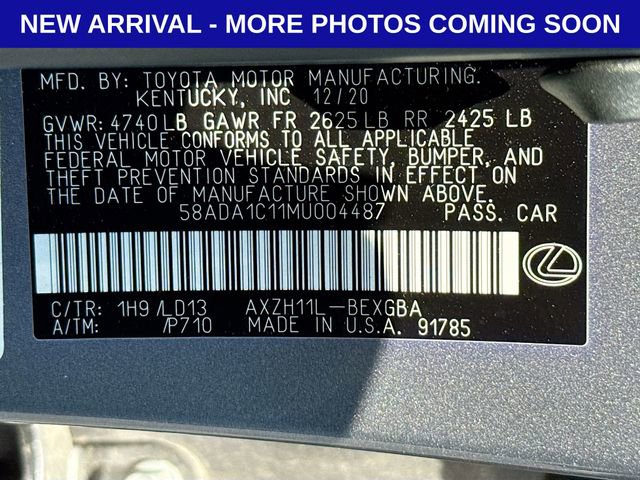 Used 2021 Lexus ES 300h w/ Premium Package FWD image 14