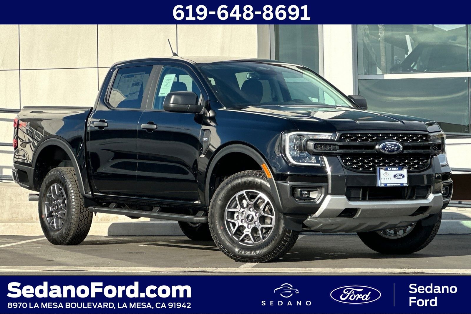 New 2025 Ford Ranger XLT w/ Equipment Group 301A High