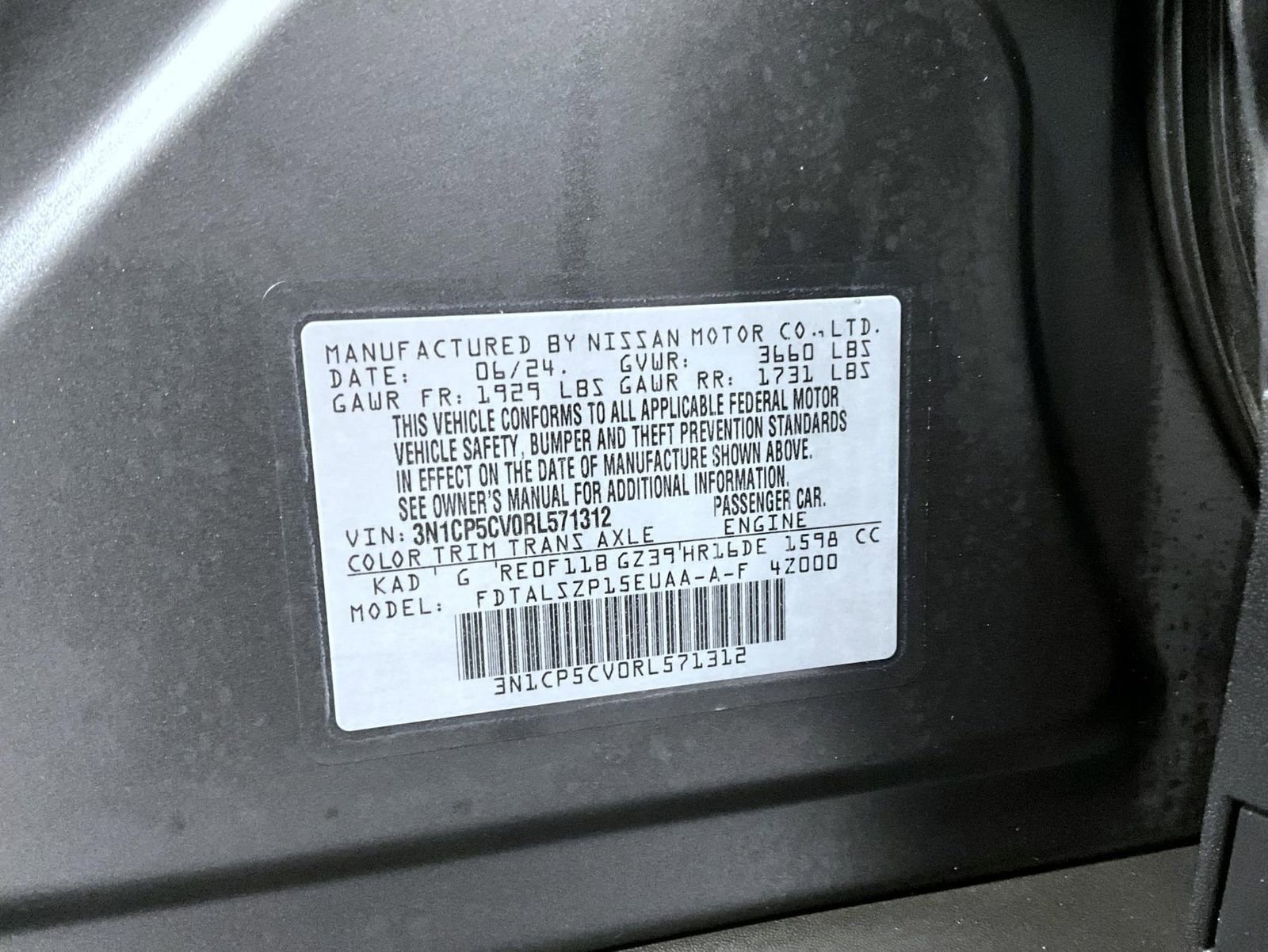 Certified 2024 Nissan Kicks SV image 25