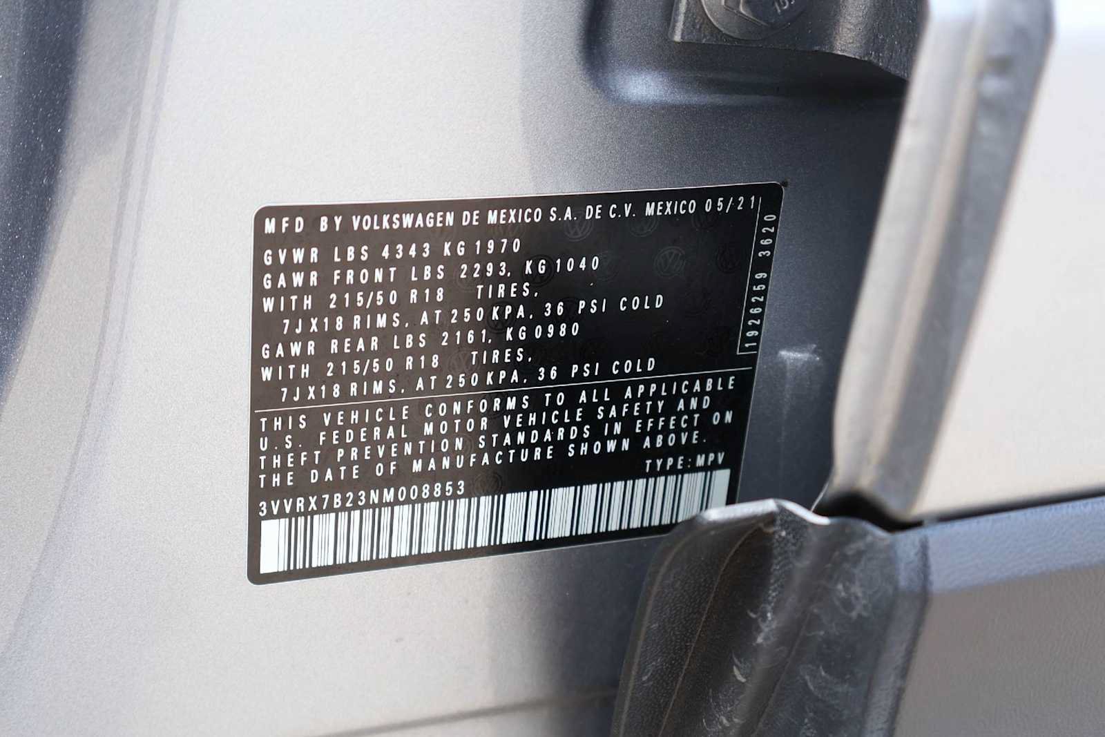 Used 2022 Volkswagen Taos SE FWD image 21