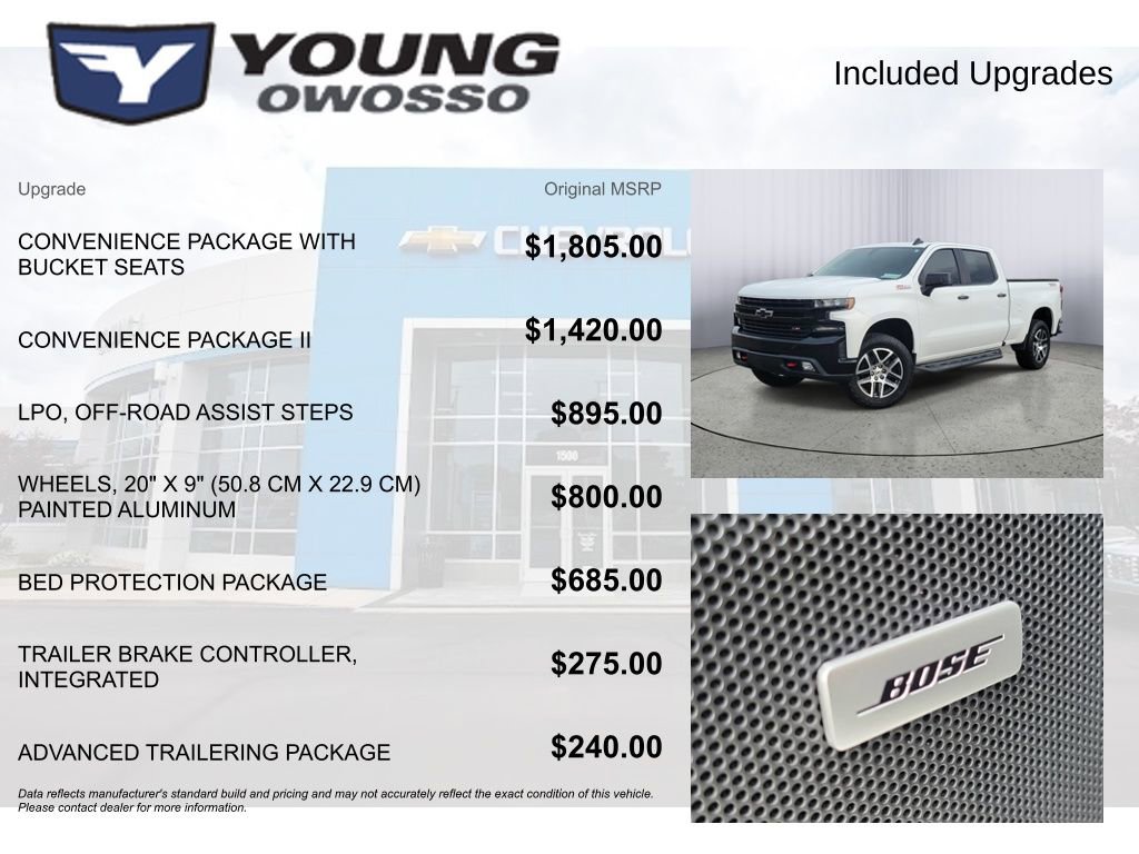 Used 2019 Chevrolet Silverado 1500 LT Trail Boss AWD/4WD image 4