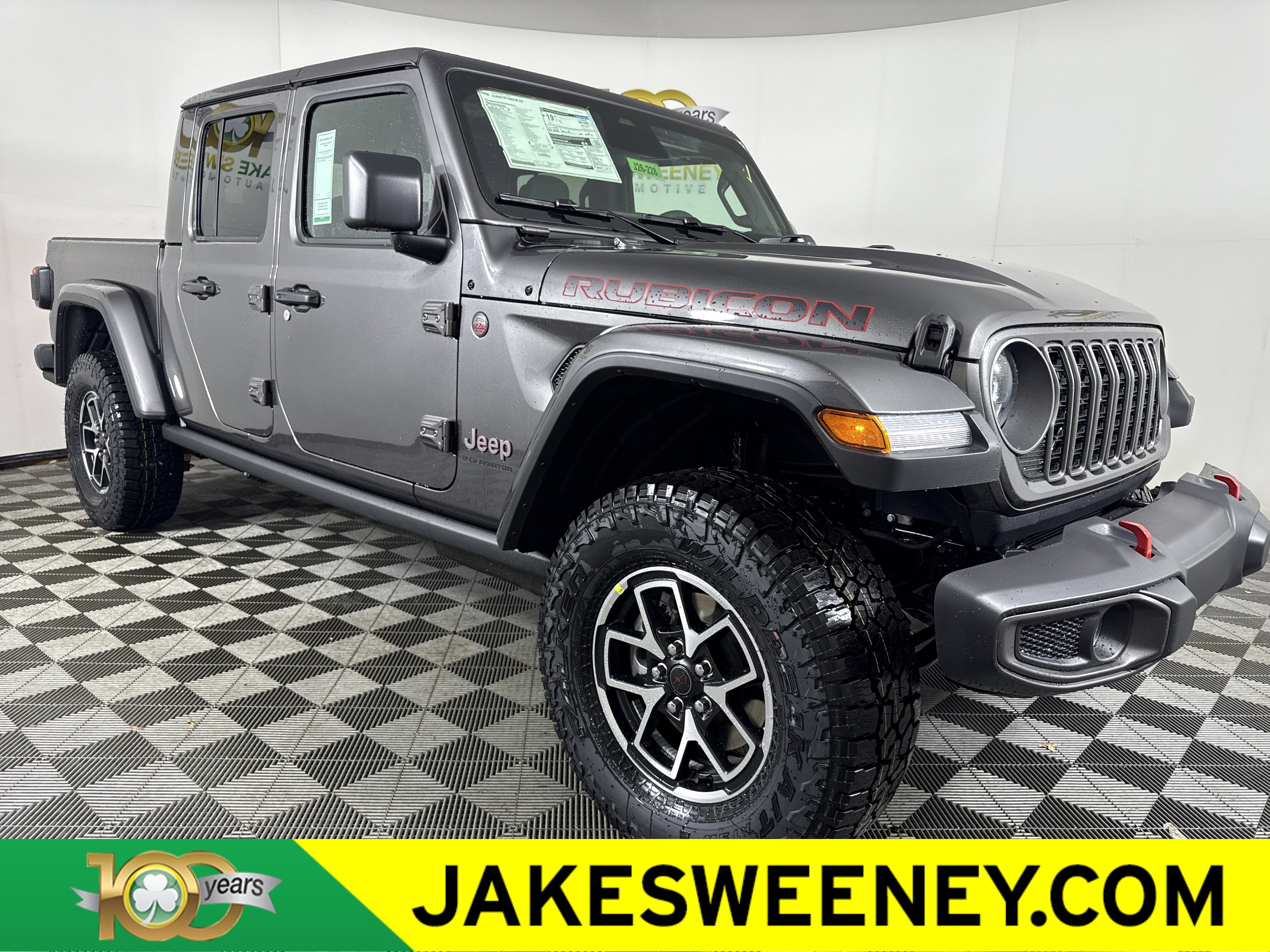 New 2026 Jeep Gladiator Rubicon w/ Steel Power Dome Hood Package