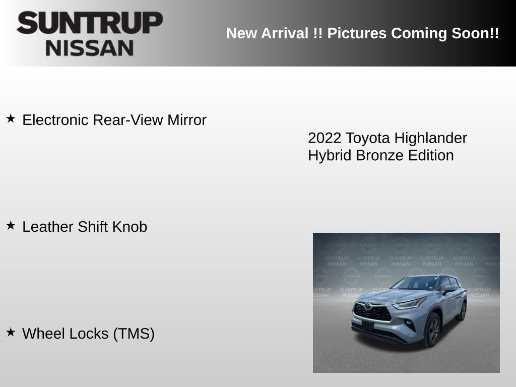 Used 2022 Toyota Highlander Bronze Edition w/ Protection Package #3 (TMS) image 18