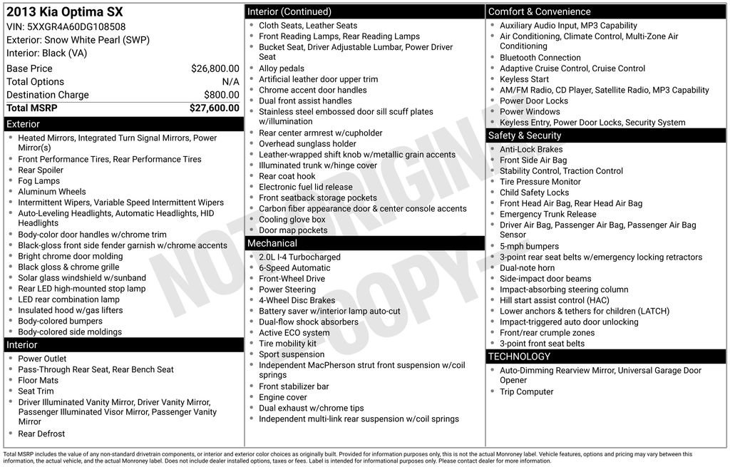 Used 2013 Kia Optima SX image 4