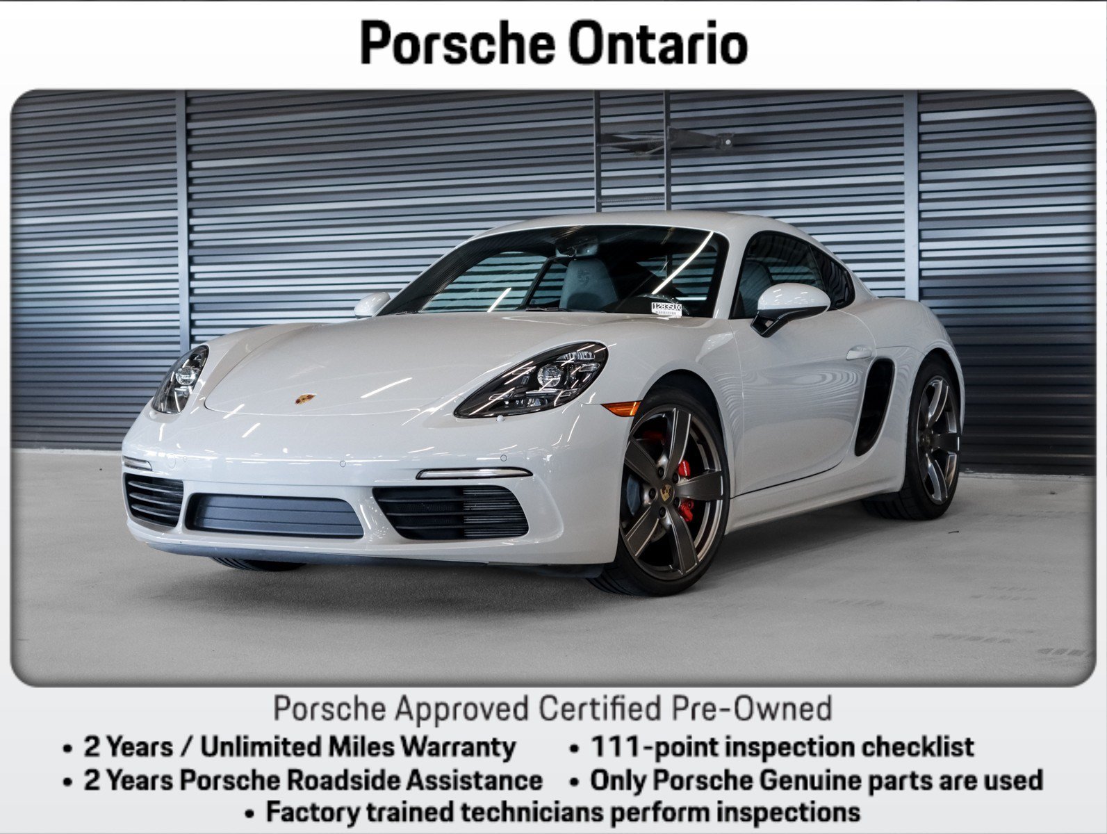 Certified 2024 Porsche 718 Cayman S RWD image 1