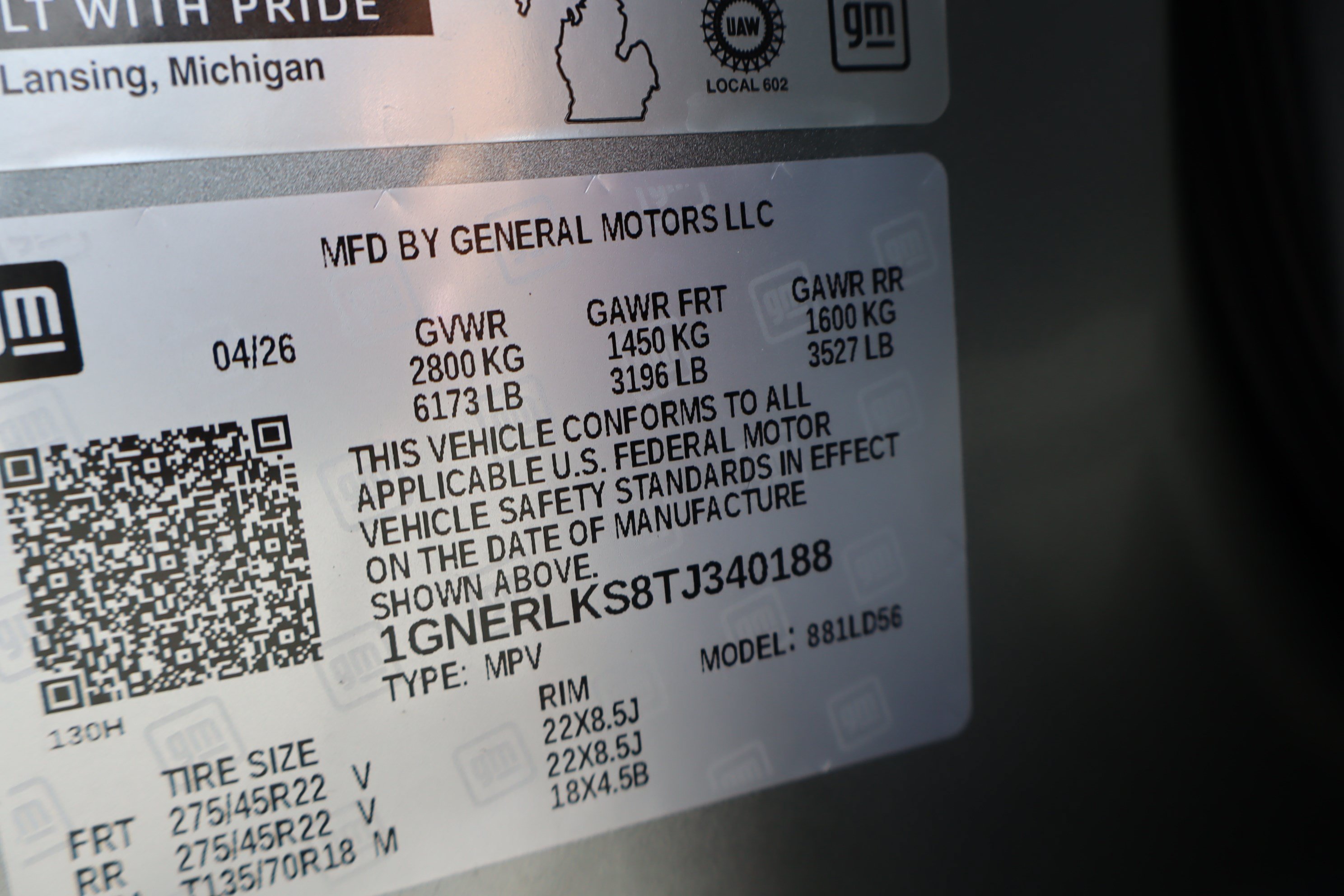 New 2026 Chevrolet Traverse RS w/ LPO, Cargo Package FWD image 31