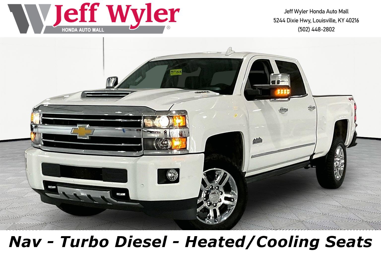 Used 2018 Chevrolet Silverado 2500 High Country w/ Duramax Plus Package image 1