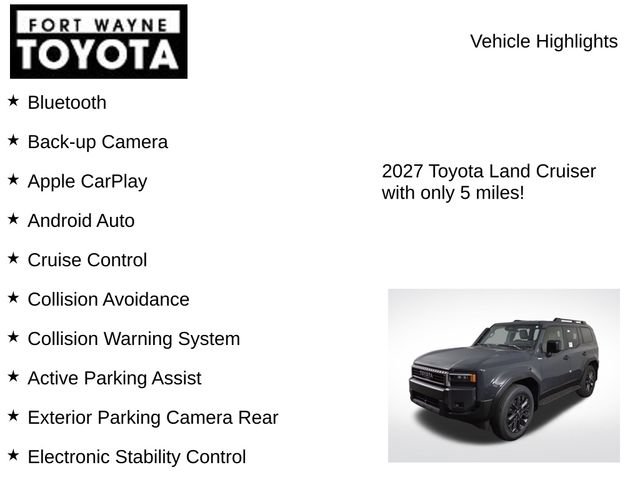 New 2027 Toyota Land Cruiser AWD/4WD image 7