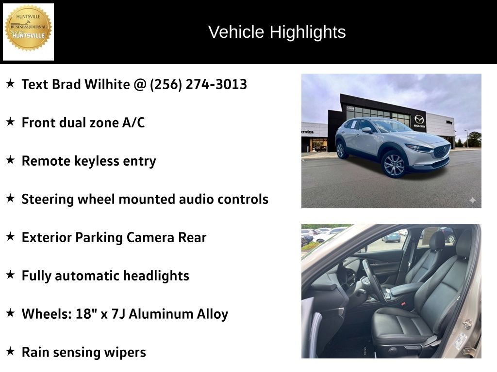 Certified 2022 MAZDA CX-30 AWD 2.5 S w/ Select Package image 6