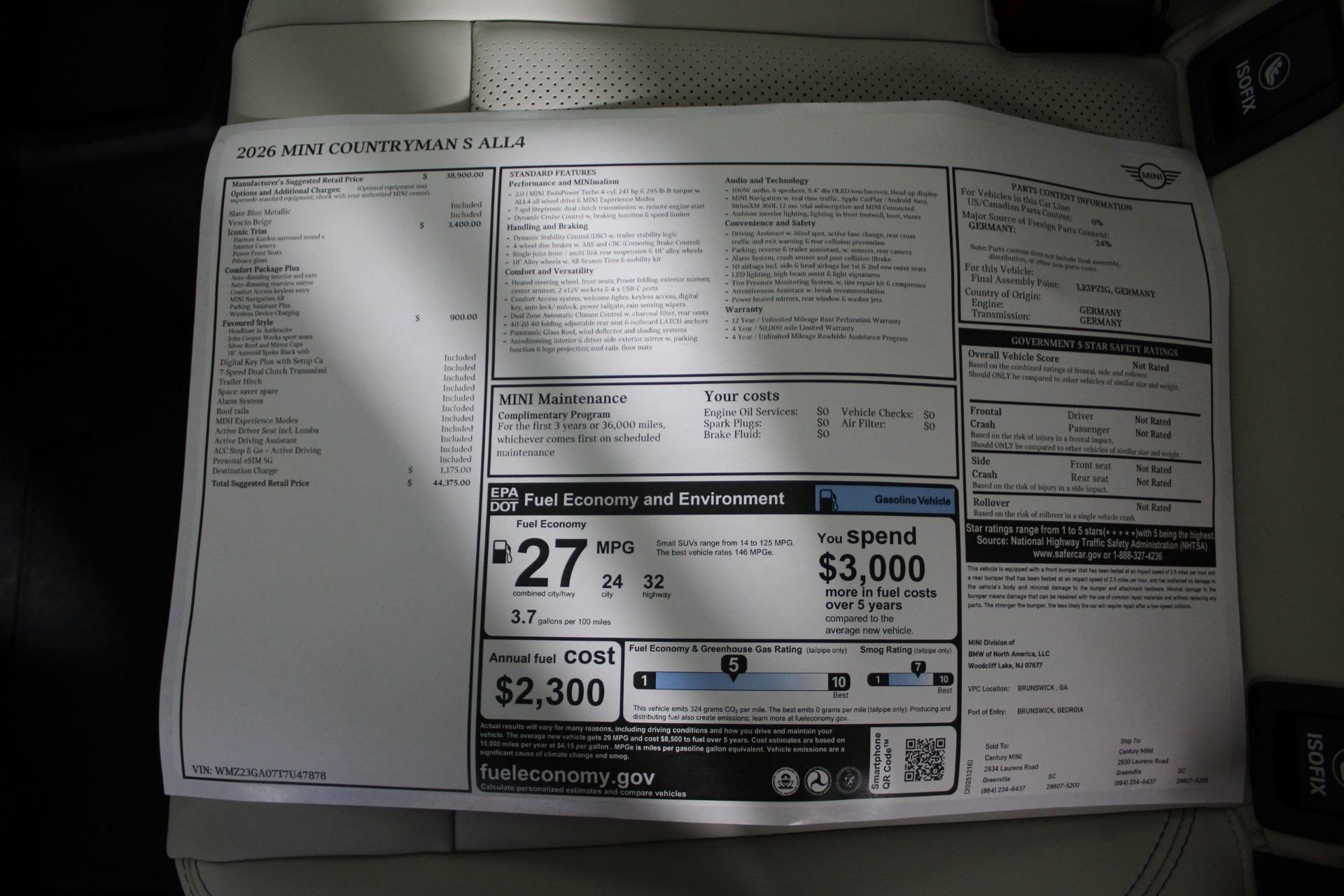 Used 2026 MINI Cooper Countryman S AWD/4WD image 20