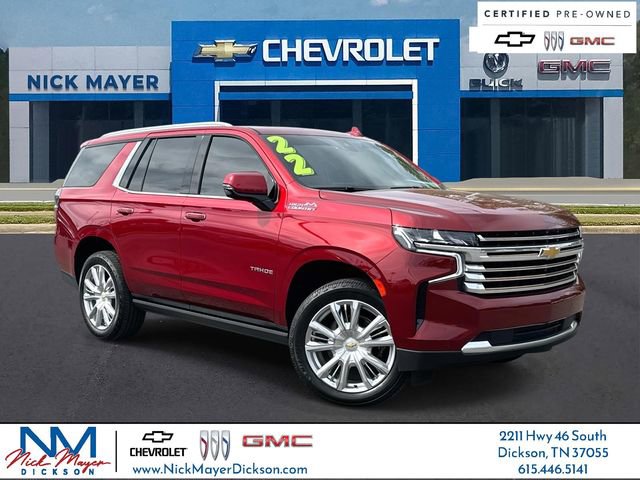 Certified 2022 Chevrolet Tahoe High Country