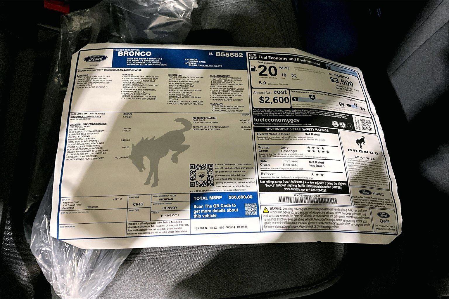 New 2025 Ford Bronco Big Bend image 14