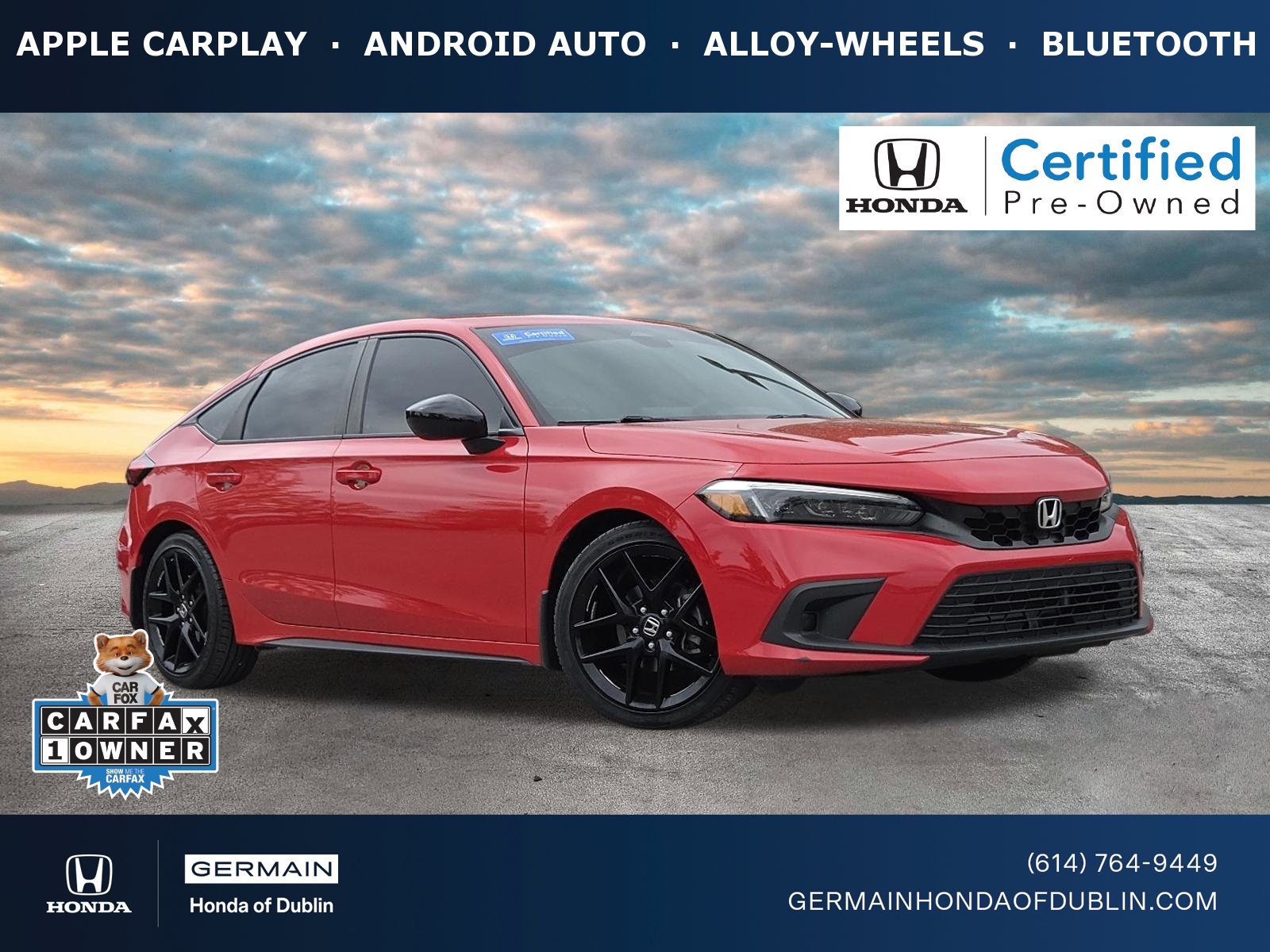 Certified 2023 Honda Civic Sport image 1