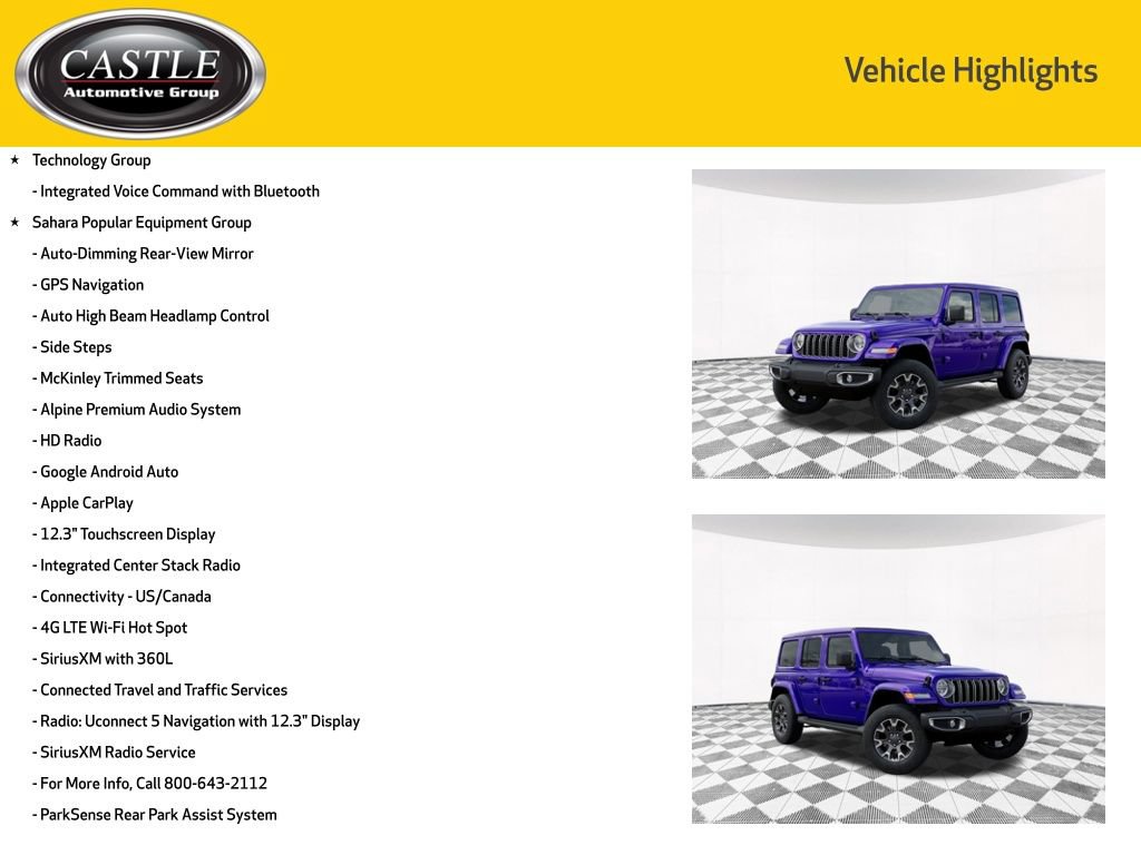 New 2026 Jeep Wrangler Unlimited Sahara AWD/4WD image 6